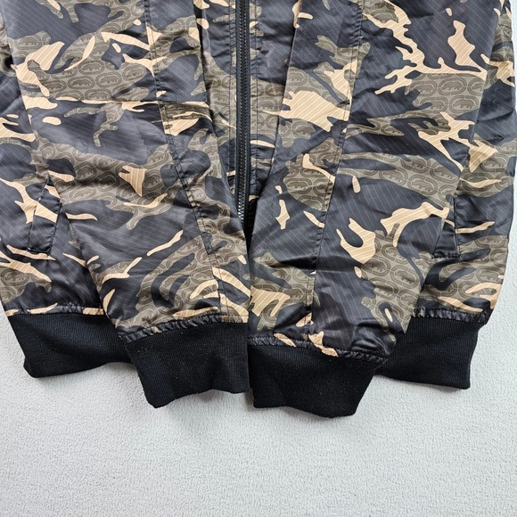 Ecko Unltd Camo Bomber Jacket Men's Small size Polyester Full Zip Streetwear Y2K - Picture 7 of 16